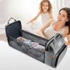 2 In 1 Diaper Bag Black GM276-3-bl-9736-01