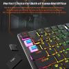 Meetion MT-MK80 chocolate keycap Ultra-thin Mechanical Keyboard-9392-01