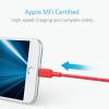 Anker A8432H91 Powerline II lightning (3ft) Red-1114-01