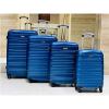 Travel Mate 4 pcs Blue Hard Trolley Set-5330-01