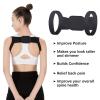 GO FIT 2021 Hot Selling Adjustable Back Posture Corrector Black Color-10914-01