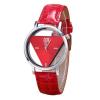 Unique Hollowed-out Triangular Dial Quartz Couple Watches, Assorted Color -4418-01