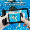 GO LIFE Top Selling IP68 Waterproof Under Water Mobile Phone Touchscreen Transparent Pouch With Tag-4924-01