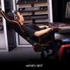 Meetion MT-CHR25 Gaming Chair Black+Orange-9935-01