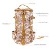 Fishing Tackle Storage Bag Portable Outdoor Multifunctional Fishing Gear Bag Large Saltwater Resistant Soft Wide Sided Shoulder Backpack Sling Bag for Traveling Fishing (Desert Camouflage)-1459-01