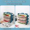 Wall Mounted Kitchen Side Dish 6 Layers Blue-8160-01