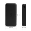 Xiaomi Redmi 20000mAh 18W Fast Charging Li-Polymer Power Bank USB Type C and Micro USB Ports, Black-8673-01