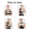 GO FIT 2021 Hot selling Adjustable Back Posture Corrector White Color-4927-01