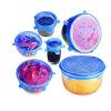 BPA Free Silicon Lids For Kitchen Essential- 6 pcs/set-10747-01