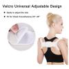 GO FIT 2021 Hot selling Adjustable Back Posture Corrector White Color-4926-01