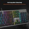 Meetion MT-MK80 chocolate keycap Ultra-thin Mechanical Keyboard-9393-01