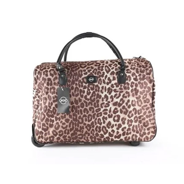 4 IN 1 Combo Okko Trolley Bag Cheetah print-872