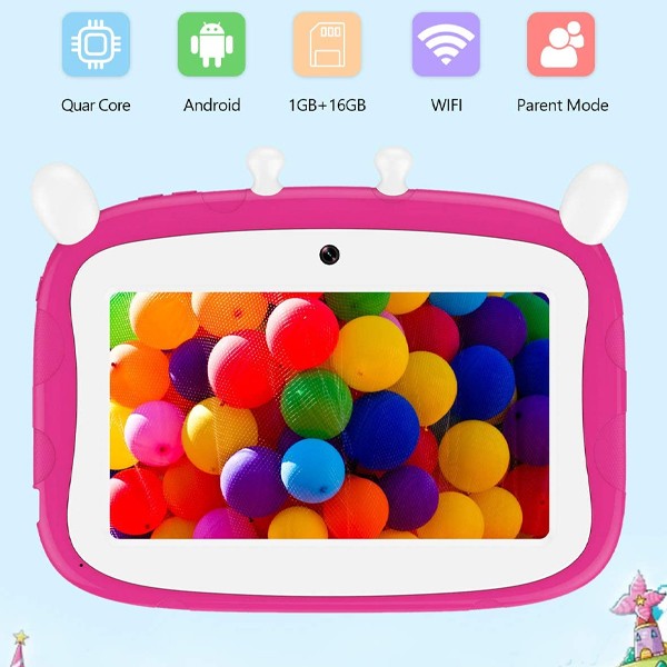 G-TAB Q2S Kids Wifi  1GB RAM & 16GB Internal Storage-6620