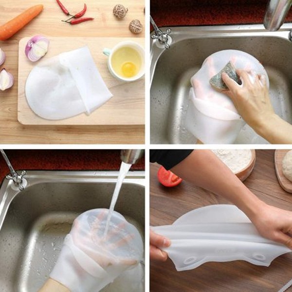 GO HOME MAGIC DOUGH MIXING SILICON BAG FOR ALL KITCHENS-4811