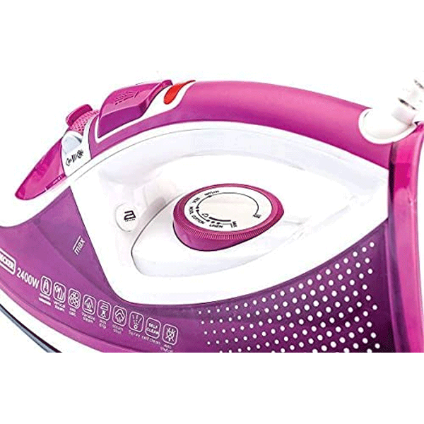 Black & Decker X2450-B5 Steam Iron with Auto Shutoff and Ceramic Soleplate, 2400W -10450