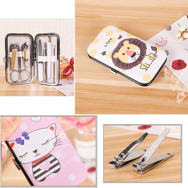 Cartoon Print Manicure Set-7036