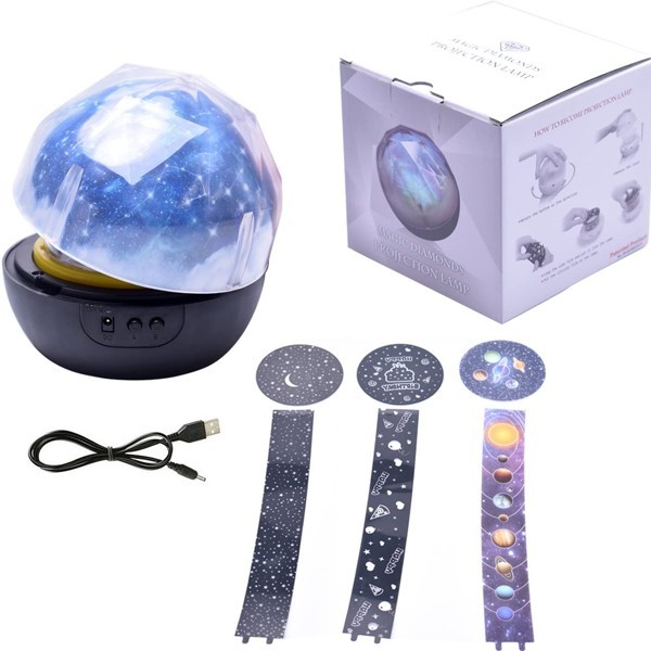 Star Master Rotating Projection Lamp-8936