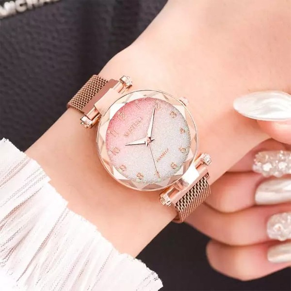 Luxury Women Starry Sky Watch Magnet Strap Buckle Female Wristwatch Fashion  with Star Watch - Walmart.com