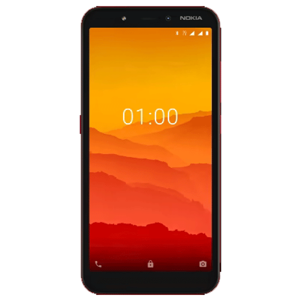 Nokia C1 TA-1165 Dual Sim 1GB & 16GB Storage Gcc, Red-11435