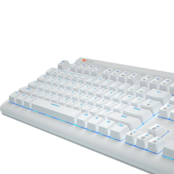 Meetion MT-MK600RD Mechanical Keyboard White-9833