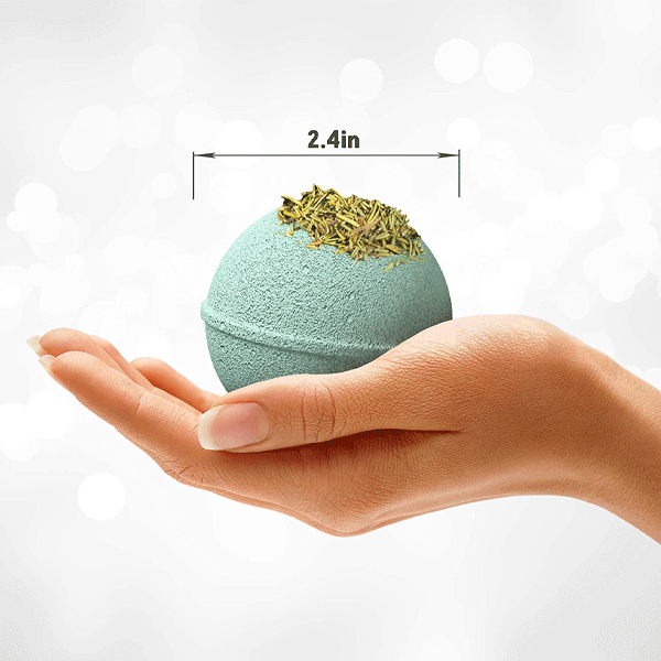 Dried Flower Explosive Bath Salt Bath Ball 80g 6Pcs-9498