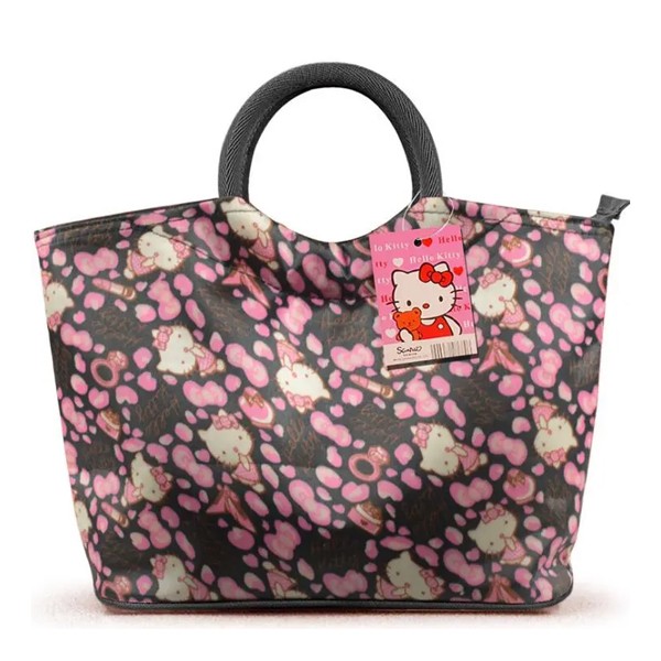 Hello Kitty High Quality Waterproof Round Mouth Handbag-6712