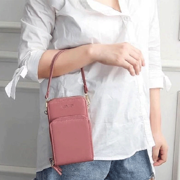 Forever Young Multifunctional Crossbody and Shoulder Bag For Women,Pink-1879