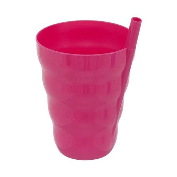 Shop Plastic Cup with Straw for Kids Assorted Colors at best price