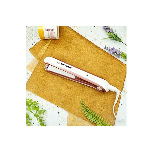 Olsenmark OMH4073 Hair Straightener, White-3243