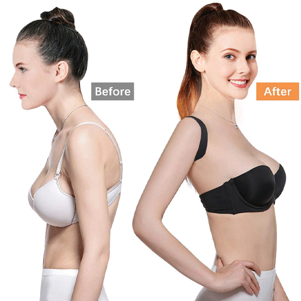 GO FIT 2021 Hot Selling Adjustable Back Posture Corrector Black Color-10915