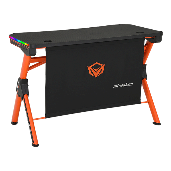 Meetion MT-DSK20 Gaming Table Black+Orange-10370