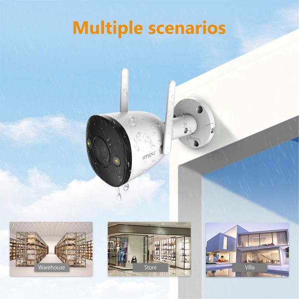 IMOU BULLET 2E Outdoor waterproof  voice alarm motion detection night vision wifi security camera-5020