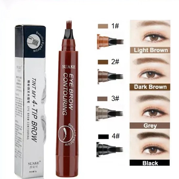 Four-Head Waterproof Eyebrow Pencil-6748