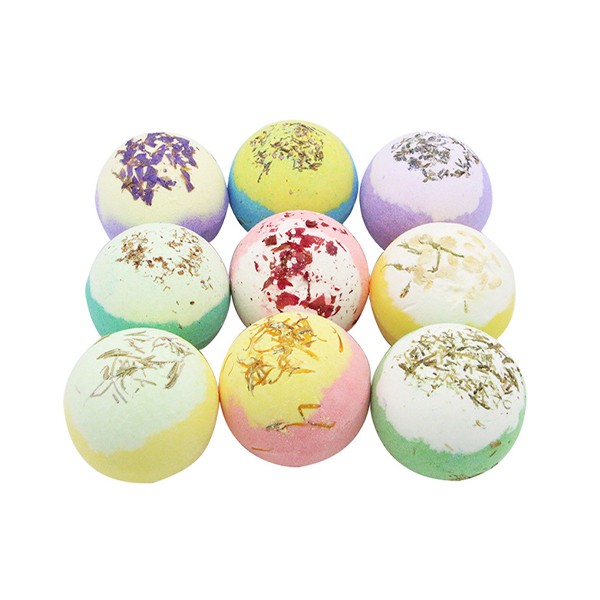 Dried Flower Explosive Bath Salt Bath Ball 80g 6Pcs-7187