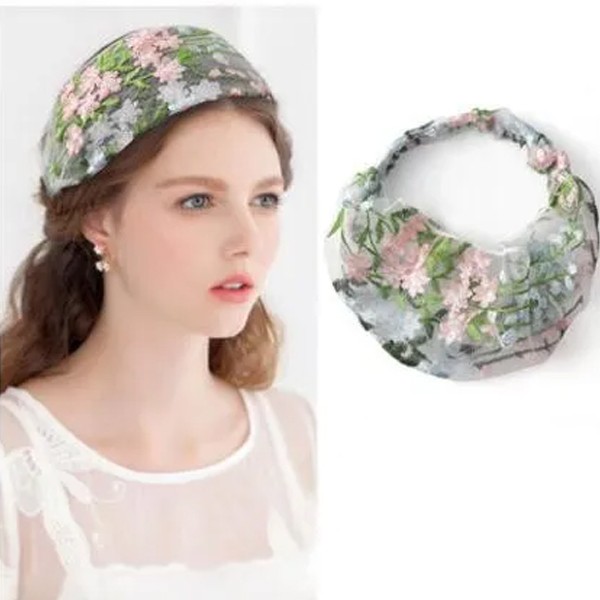 Summer Hot Embroidery Headband-6948