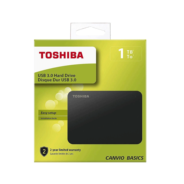 NEW TOSHIBA Canvio Basics 1TB Portable External Hard drive USB 3.0