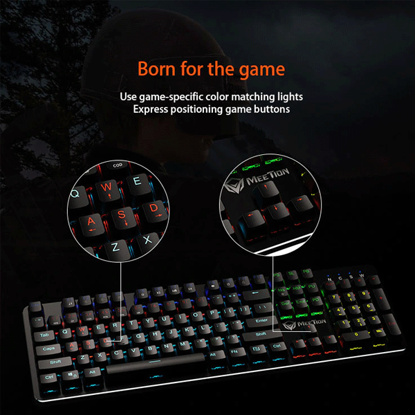 Meetion MT-MK007 Mechanical Keyboard-9382