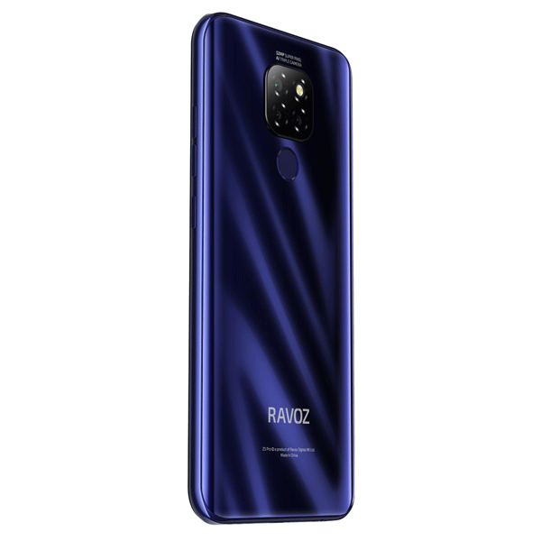 Ravoz Z5 Pro Dual SIM 4GB RAM 64GB Storage 4G LTE Glossy Purplish Blue-1558