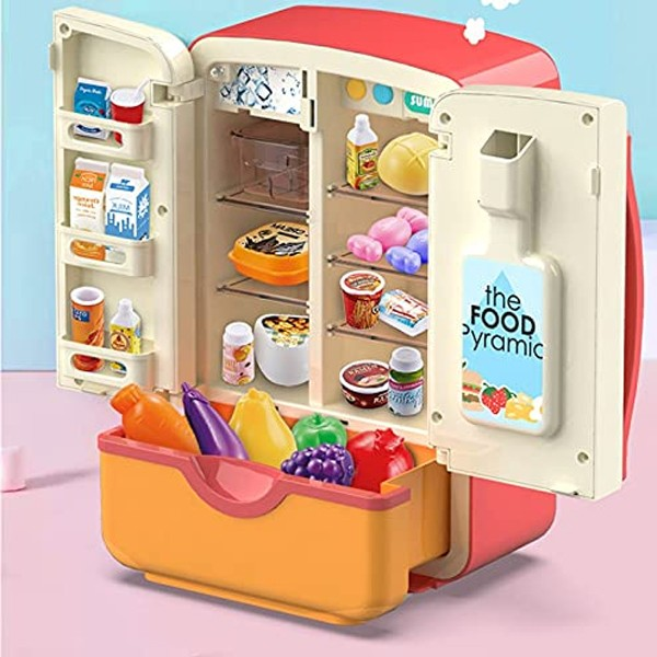 Childrens Electric Simulation Spray Refrigerator-8290