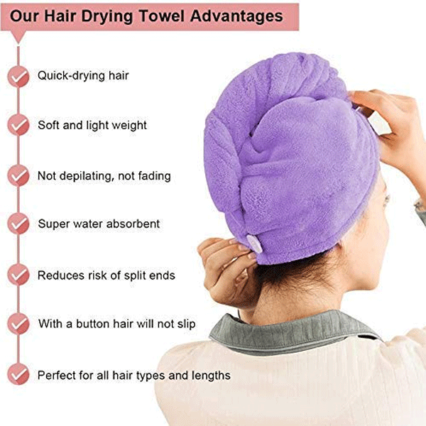 Rapid Hair Drying Microfiber Towel-10751