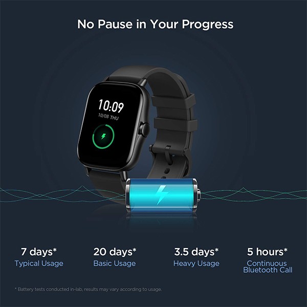 Amazfit GTS 2 Smart Watch, Midnight Black-10219