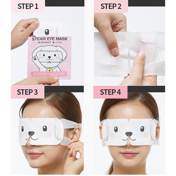 5 Pieces With Steam Diary Eye Mask-8312