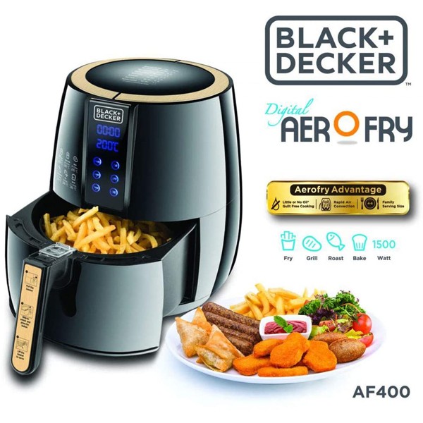 Black & Decker 4L Air Fryer - Same Day Delivery