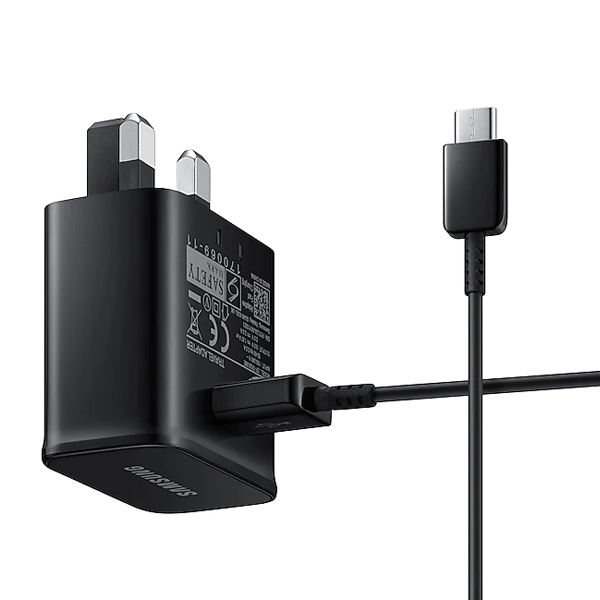 Samsung EP-TA20UBECGAE Travel Adapter AFC 15W USB Type-C, Black-2383