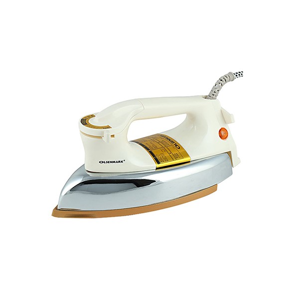 Olsenmark OMDI1741 Ceramic plated Dry Iron, White-2817