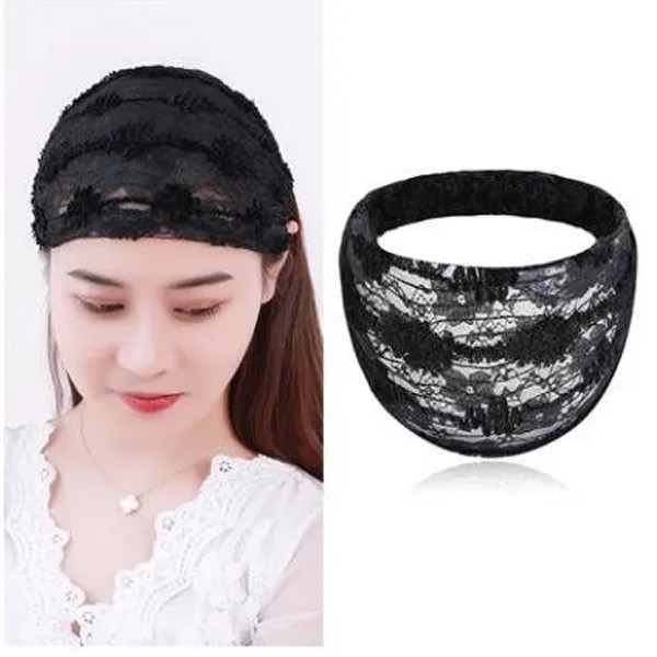 Lace Wide Brim Headband-6945