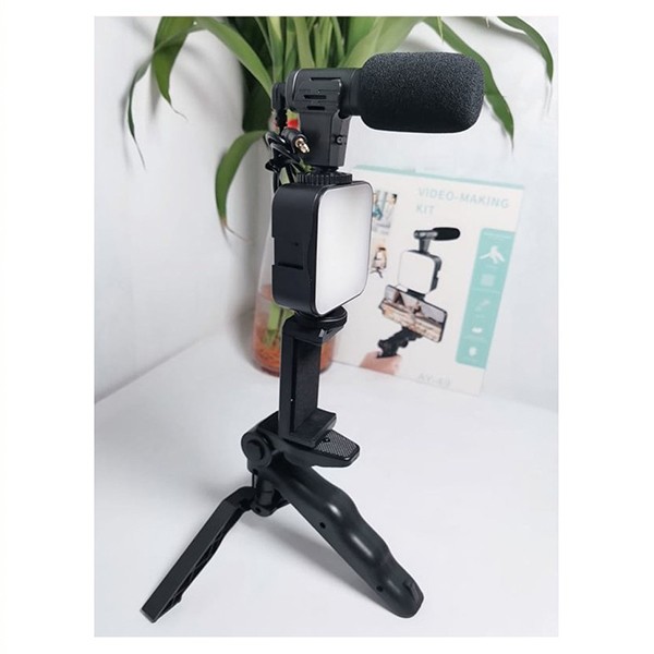 Video Making Tripod Kit With Mic, AY-49-8140