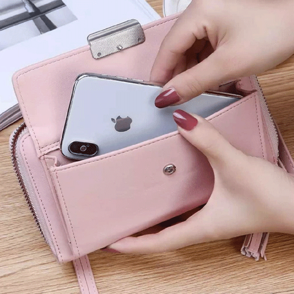 forever young wallet women's short two-fold multi-card slot coin purse  fashion Korean style high-end card bag – 7 MART