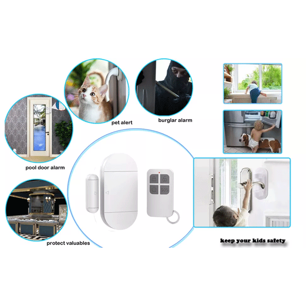 Windows And Doors Alarm Sensor With Remote Control-10761