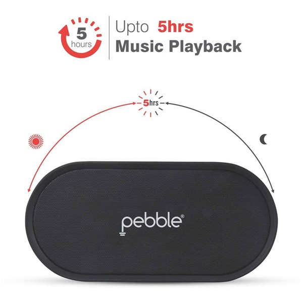 Pebble Heavy Bass Portable Bluetooth Speaker-109